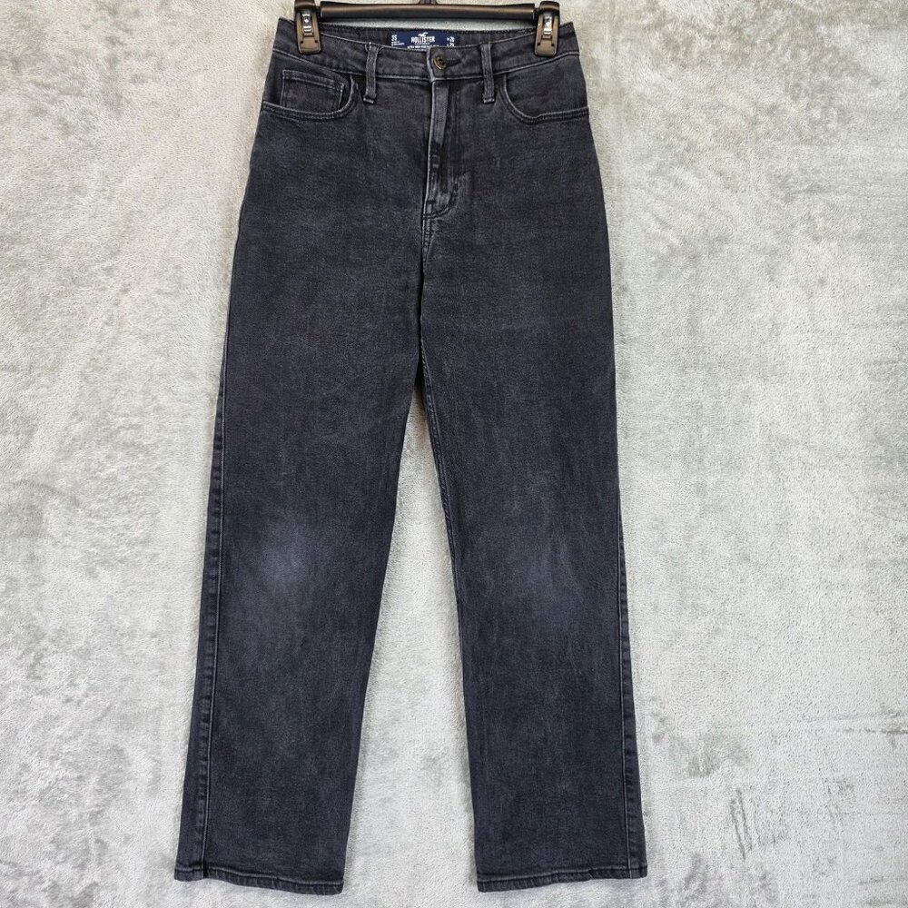 Hollister Jeans Womens 3S 26x29 Black Ultra High-Rise Dad Vintage Stretch